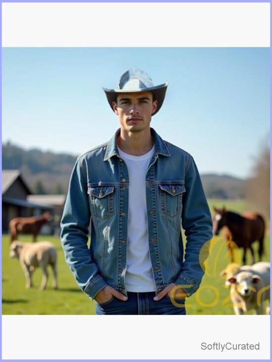 Patchwork Tie Dye Cowboy Hat - Wide Brim Unisex Western Costume Hat main image 5
